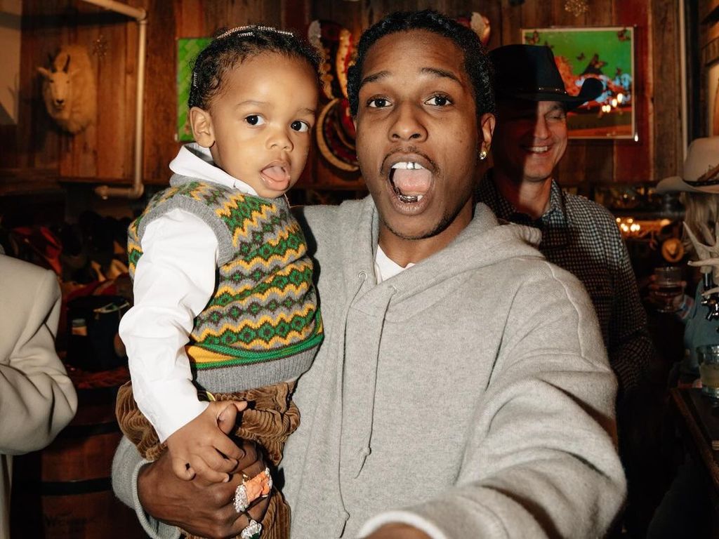 Rocky with his son RZA