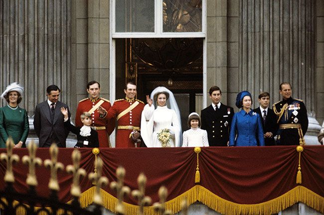 princess anne first wedding family