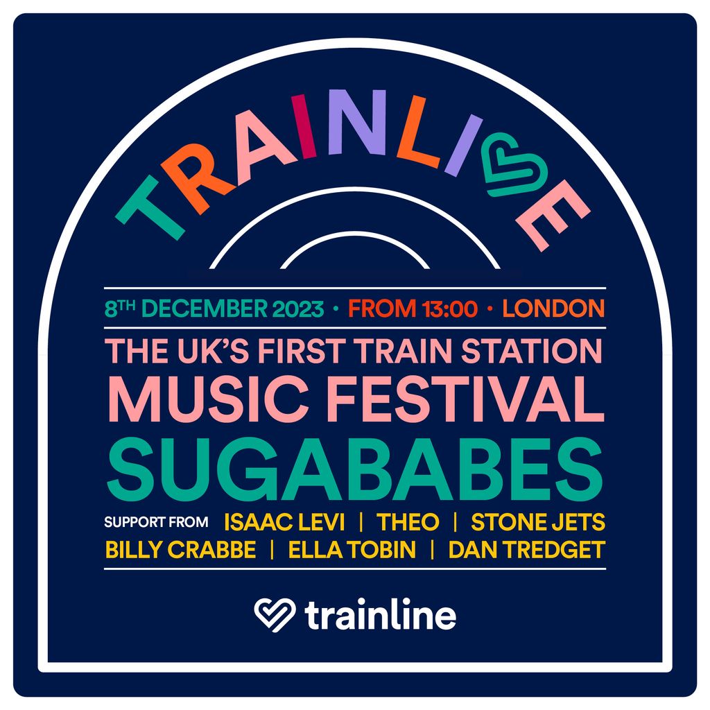 TrainLive poster with artists listed