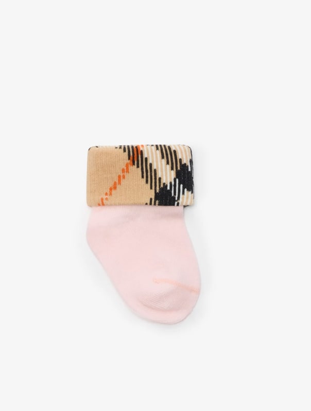 Two-piece Cotton Blend Socks Set