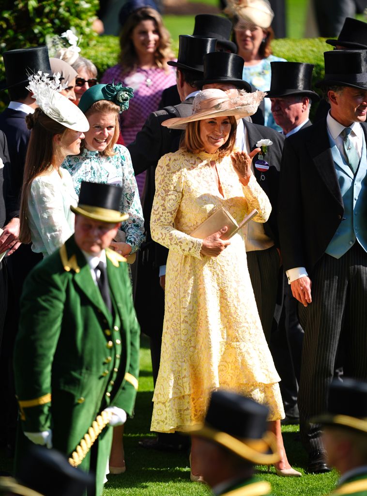 Carole Middleton pada hari kedua Royal Ascot