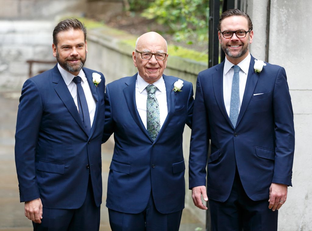 Rupert with his sons Lachlan and James 