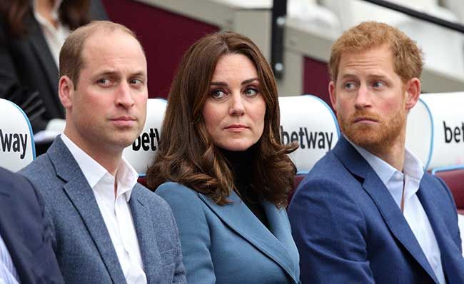 Prince William, Kate and Prince Harry