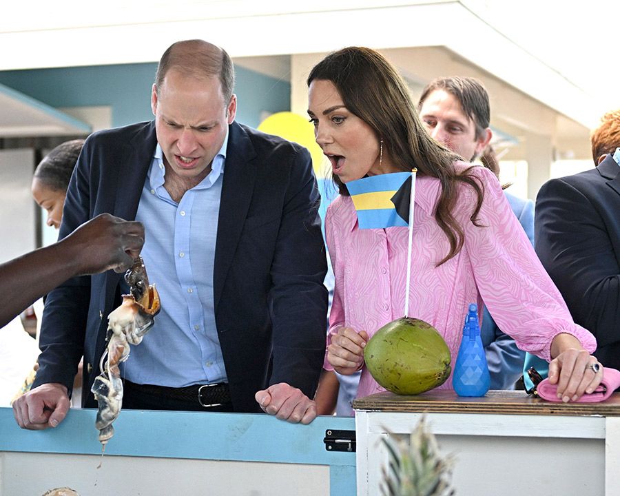 kate middleton prince william abaco conch