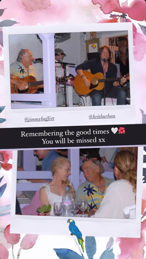Nicole Kidman and Keith Urban pay tribute to late musician and entrepreneur Jimmy Buffett