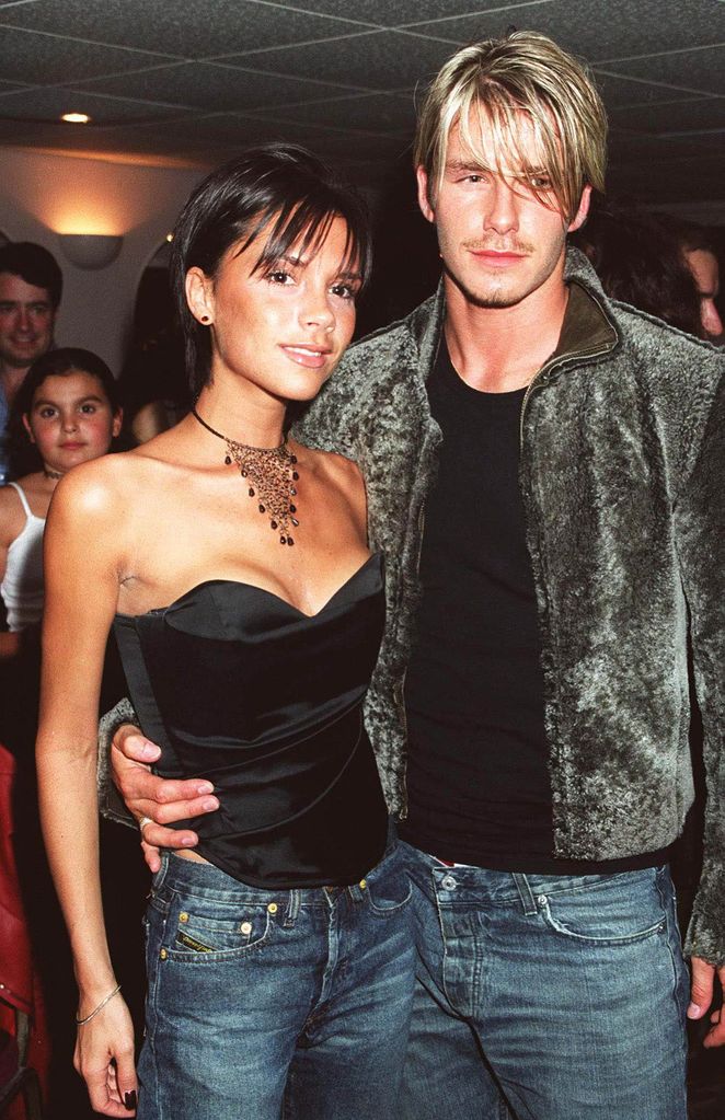 Victoria with david in 90s