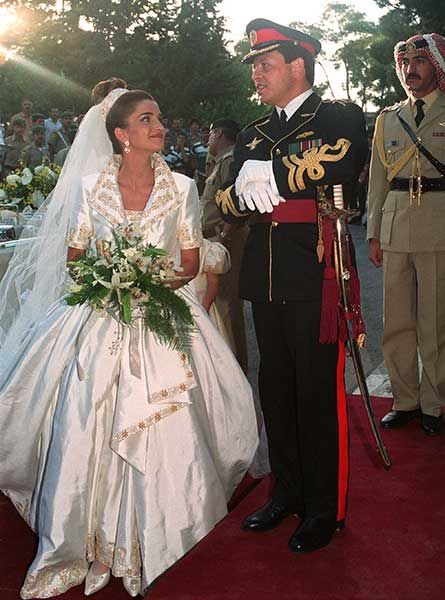 queen rania wedding