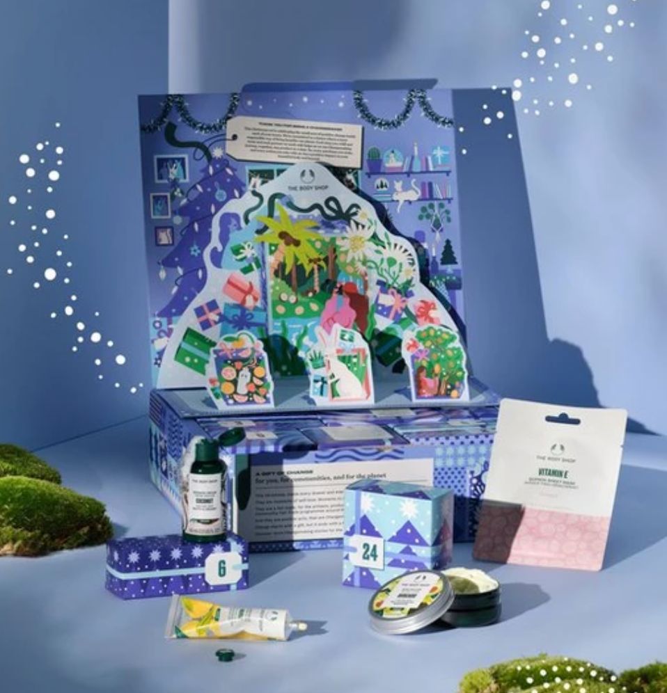 The Body Shop beauty advent calendar