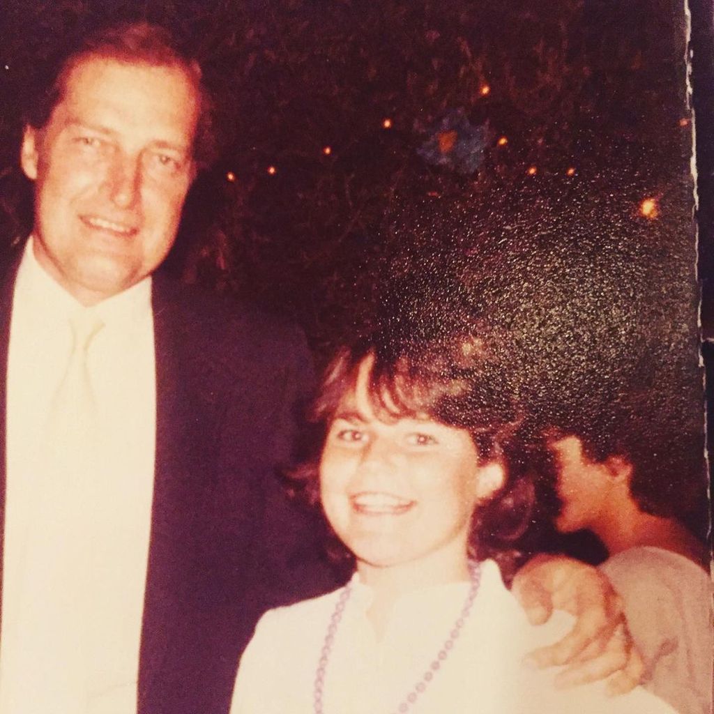 A throwback of Savannah Guthrie with her late father