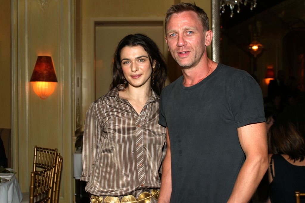 Rachel Weisz and Daniel Craig attend a private screening of "Enduring Love" at the MGM screening room September 13, 2004 in New York City