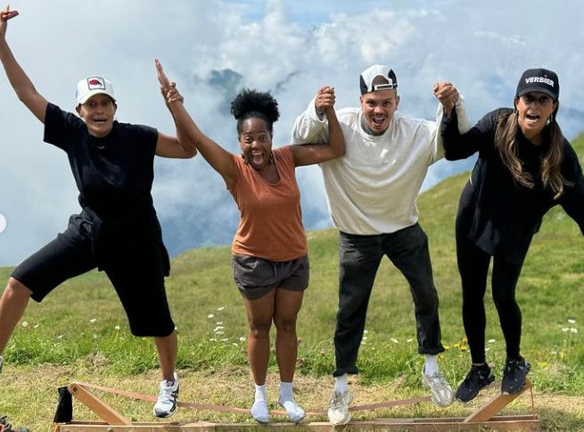 Tracee was joined by her siblings Evan, Ross, Chudney and Rhonda