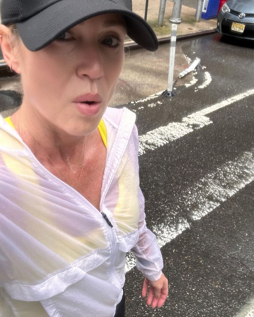 Amy Robach training hard for the New York Marathon
