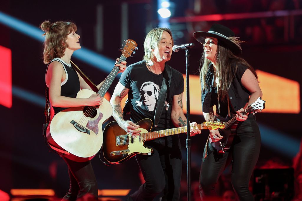 Keith and Maggie Baugh perform onstage