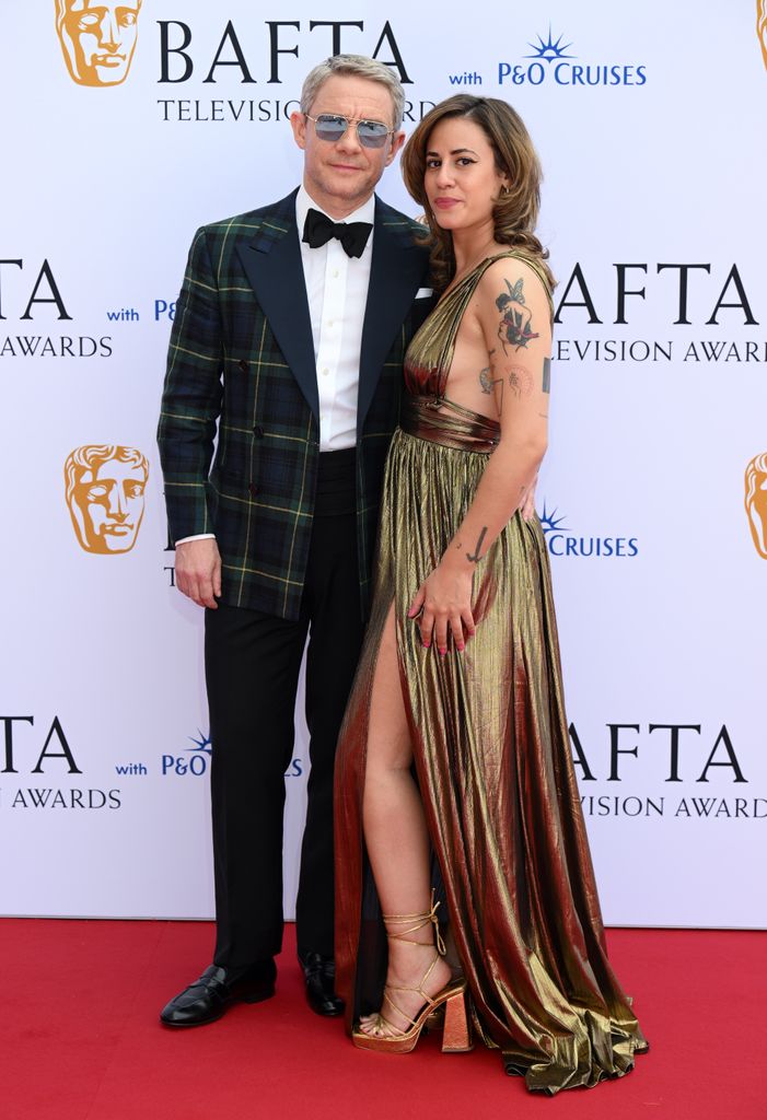 Martin Freeman, 51, and French girlfriend Rachel Mariam, 29, look so in