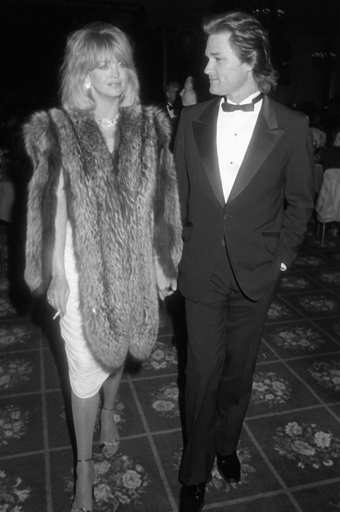 Goldie Hawn and Kurt Russell attend American Ballet Theater Benefit Gala on March 5, 1984 at the Beverly Wilshire Hotel in Beverly Hills, California