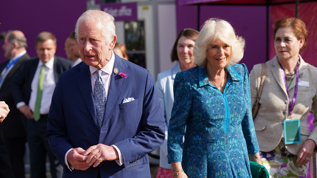 King Charles and Queen Camilla at the RHS Chelsea Flower Show