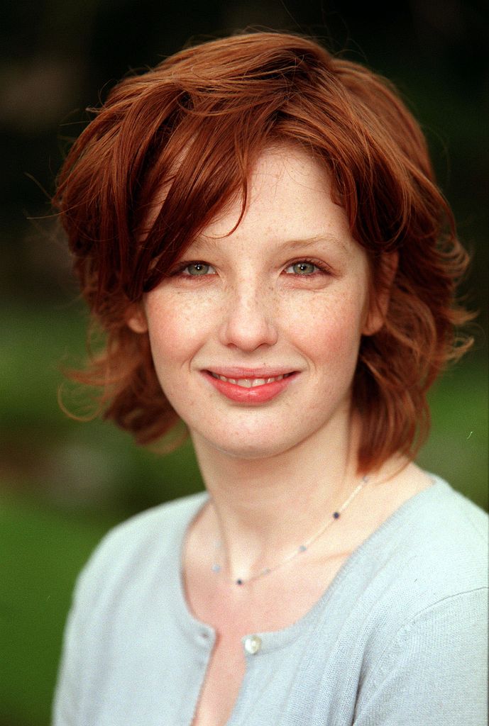 Actress Kelly Reilly with red hair