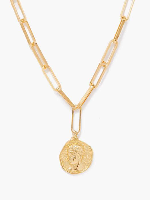gold coin necklace
