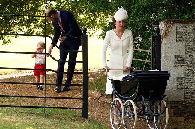 prince george princess charlotte christening