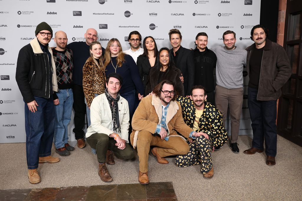 Rob with the cast and crew of The Musical 