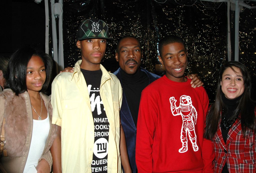 Eddie Murphy and family 