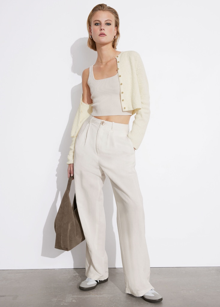 & Other Stories wide-leg trousers