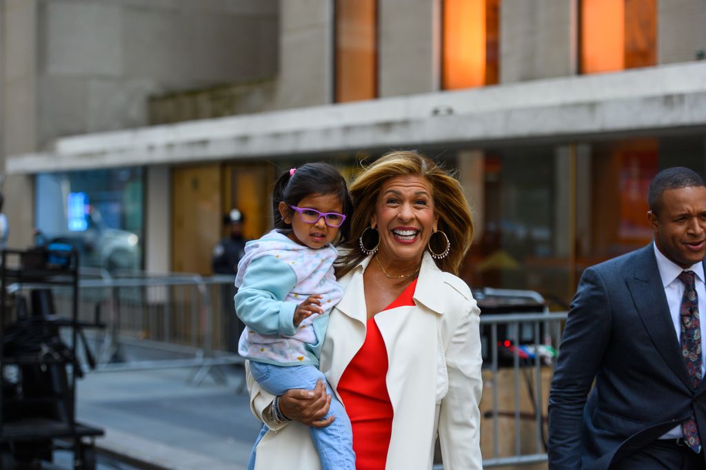 Hoda Kotb and her daughter Haley Joy smiling 