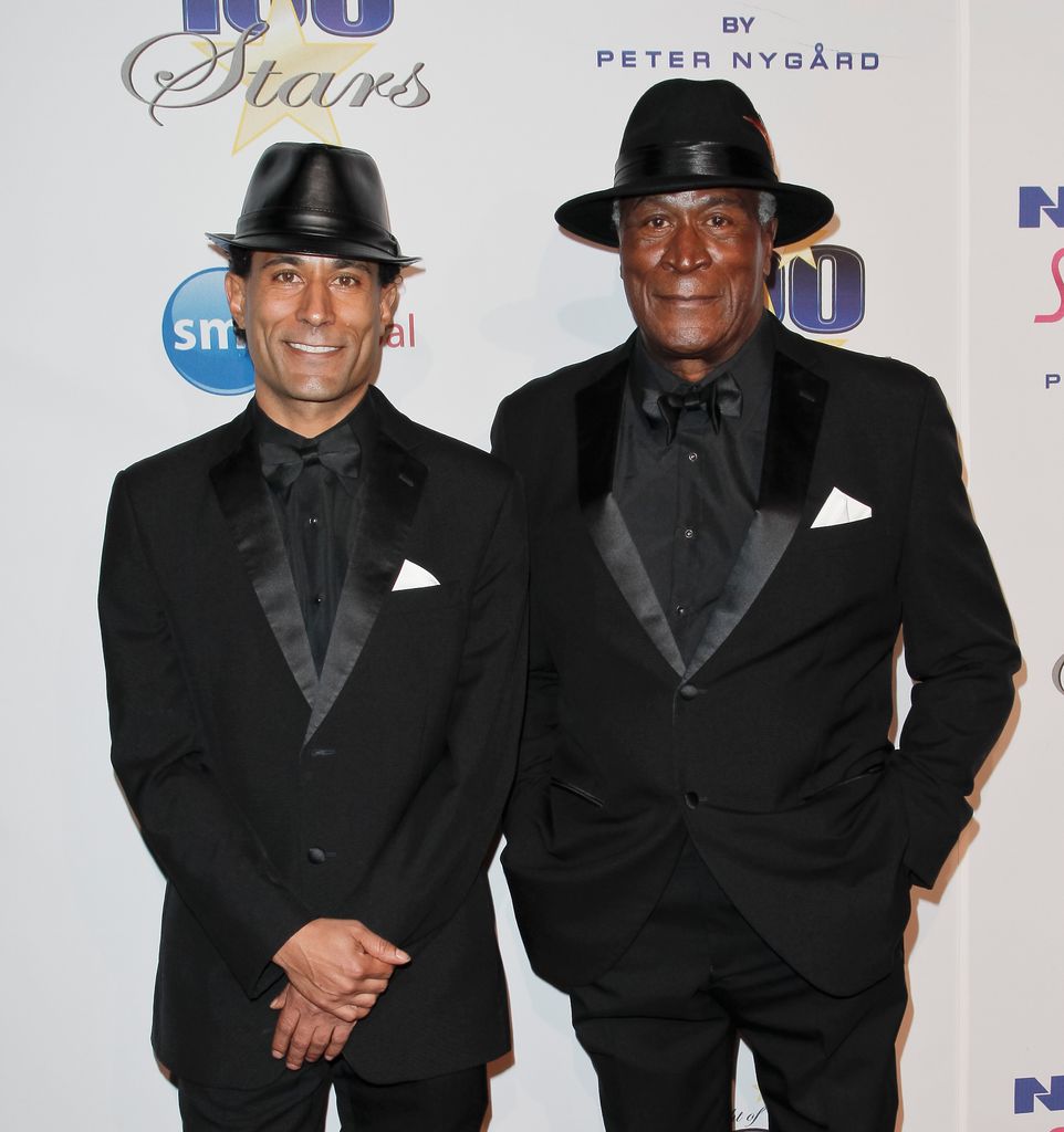 K.C. Amos and John Amos in 2015