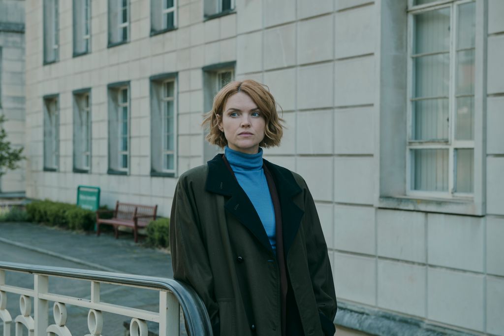 woman standing in street 