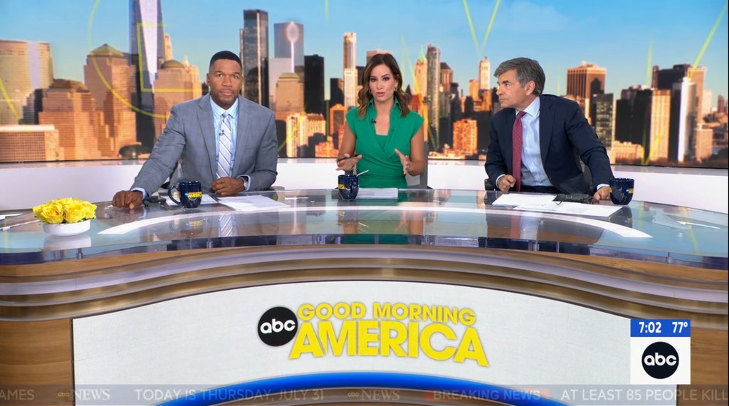 Robin Roberts is currently off GMA ,with Rebecca Jarvis filling in for her