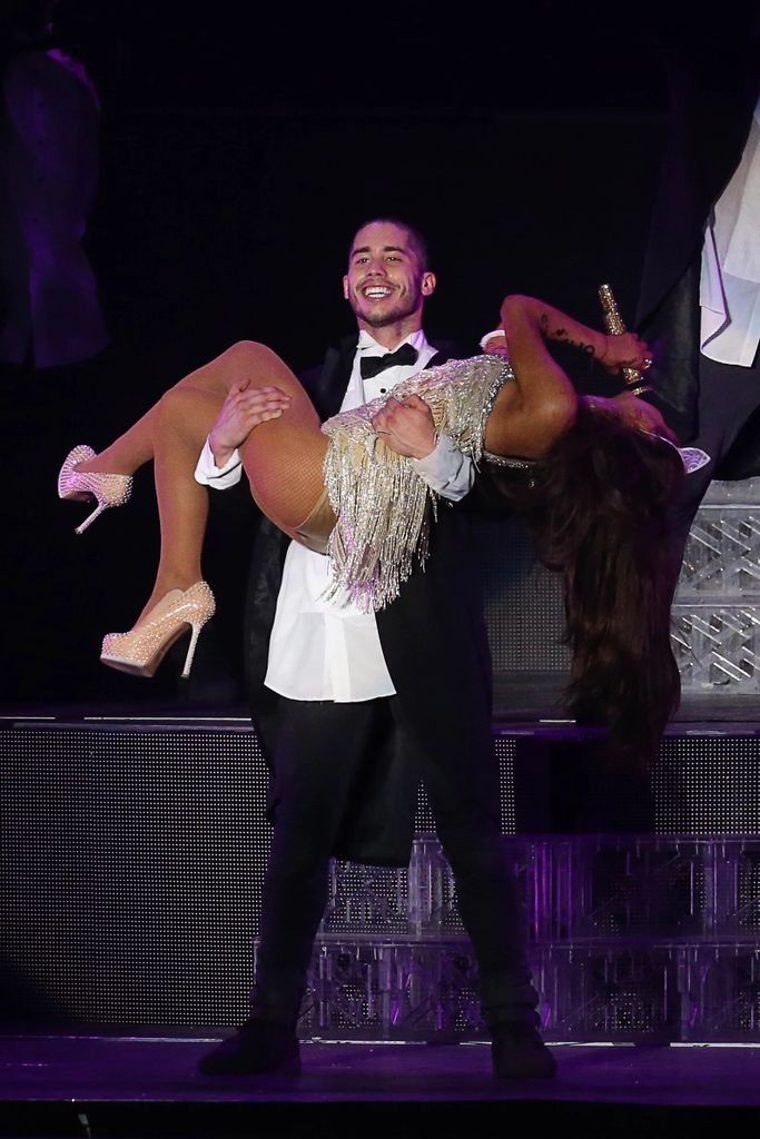 Ricky was Ariana's backup dancer.