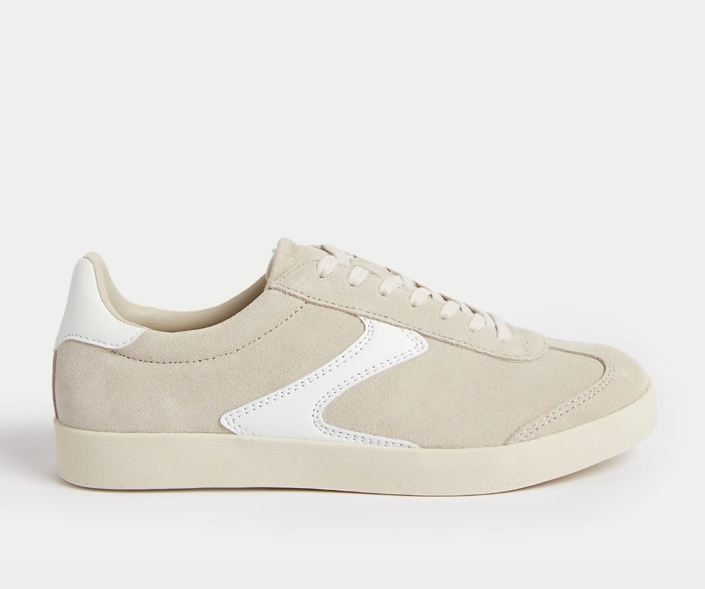 M&S trainers beige