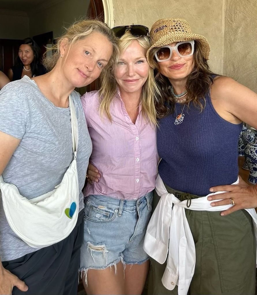 Mariska Hargitay, Ali Wentworth and Kelli Giddish participate in the Joyful Heart Foundation's annual beach walk