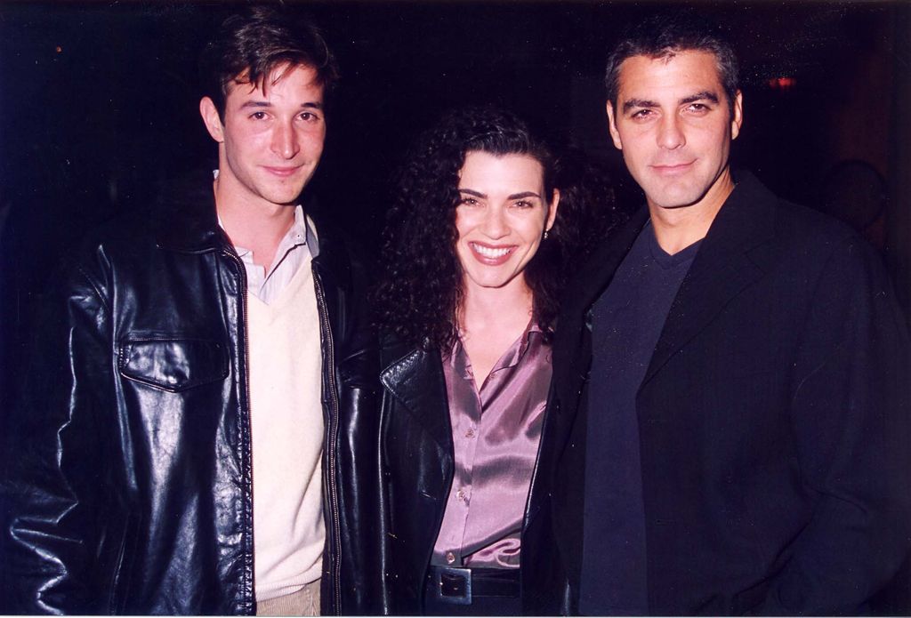 Noah Wyle, Julianna Margulies & George Clooney during HBO's "Rebound" Premiere in Los Angeles, California, United States, 1996