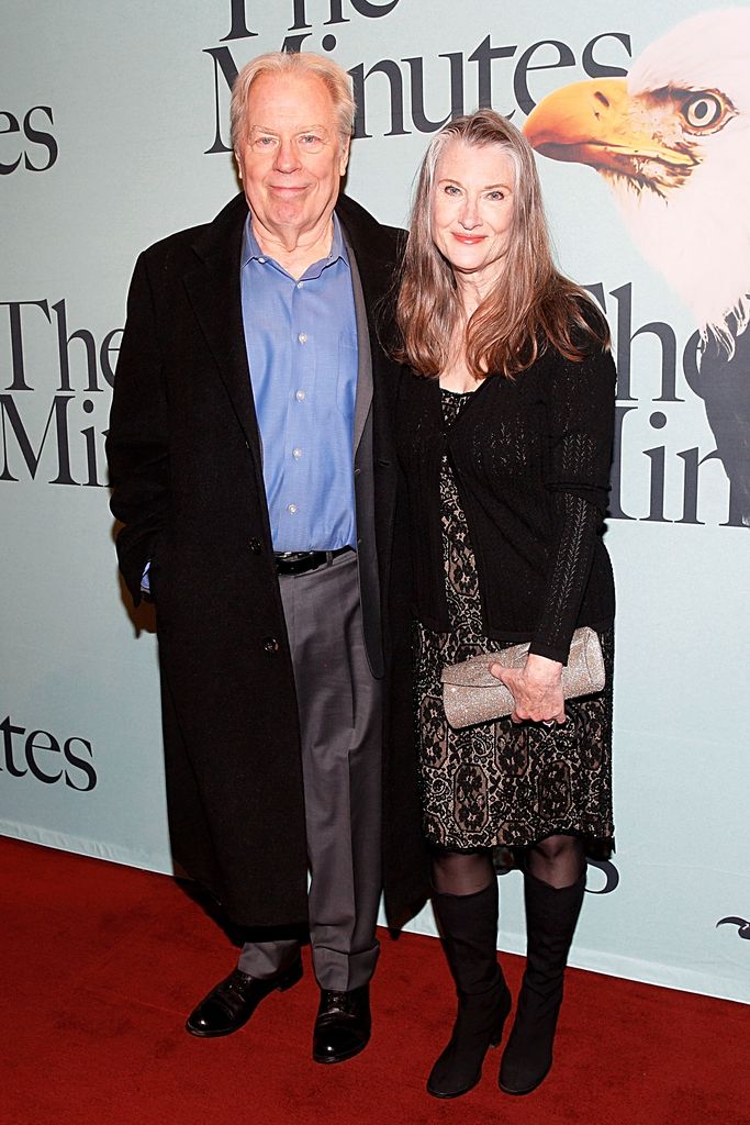 Michael McKean and Annette O'Toole pose at the opening night of "The Minutes" on Broadway at Studio 54 on April 17, 2022