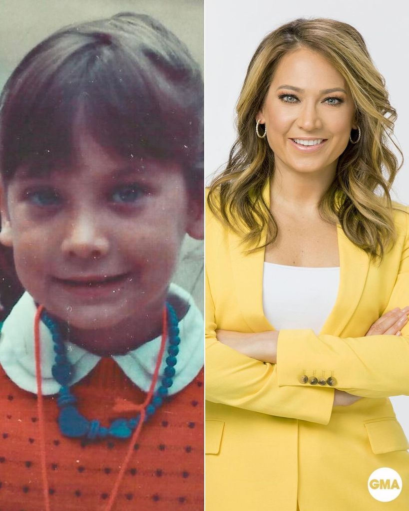 Ginger Zee as a child