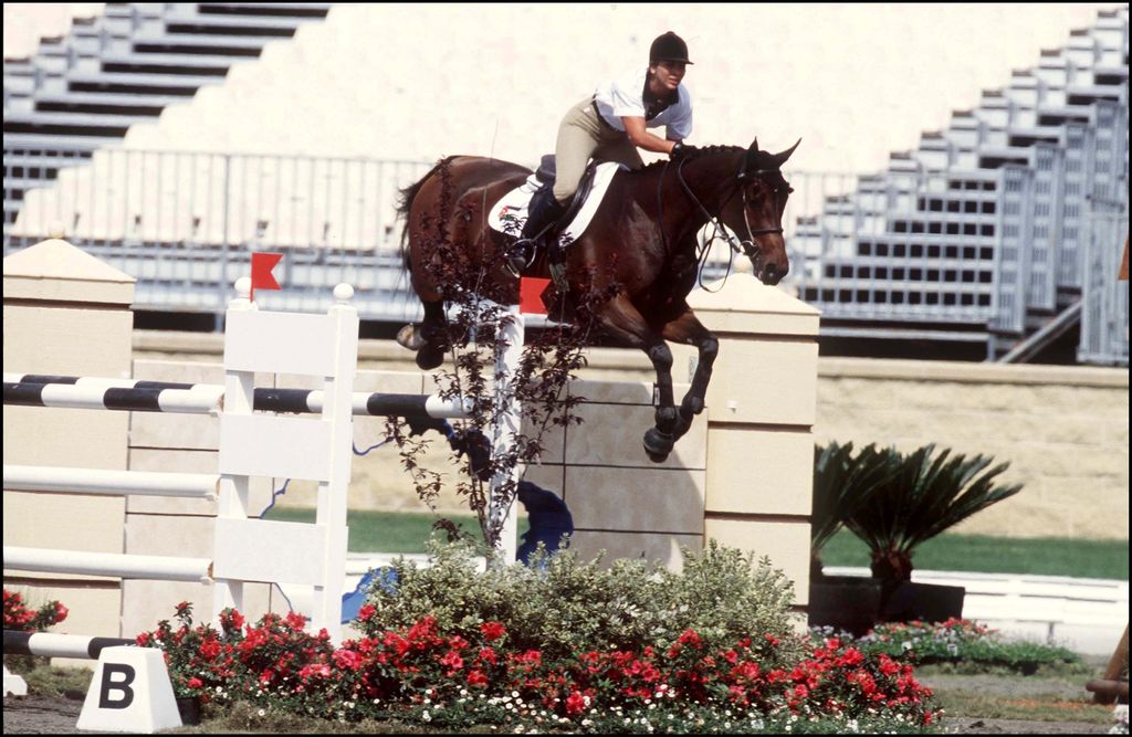 Princess Haya competing in the Sydney 2000 Olympics