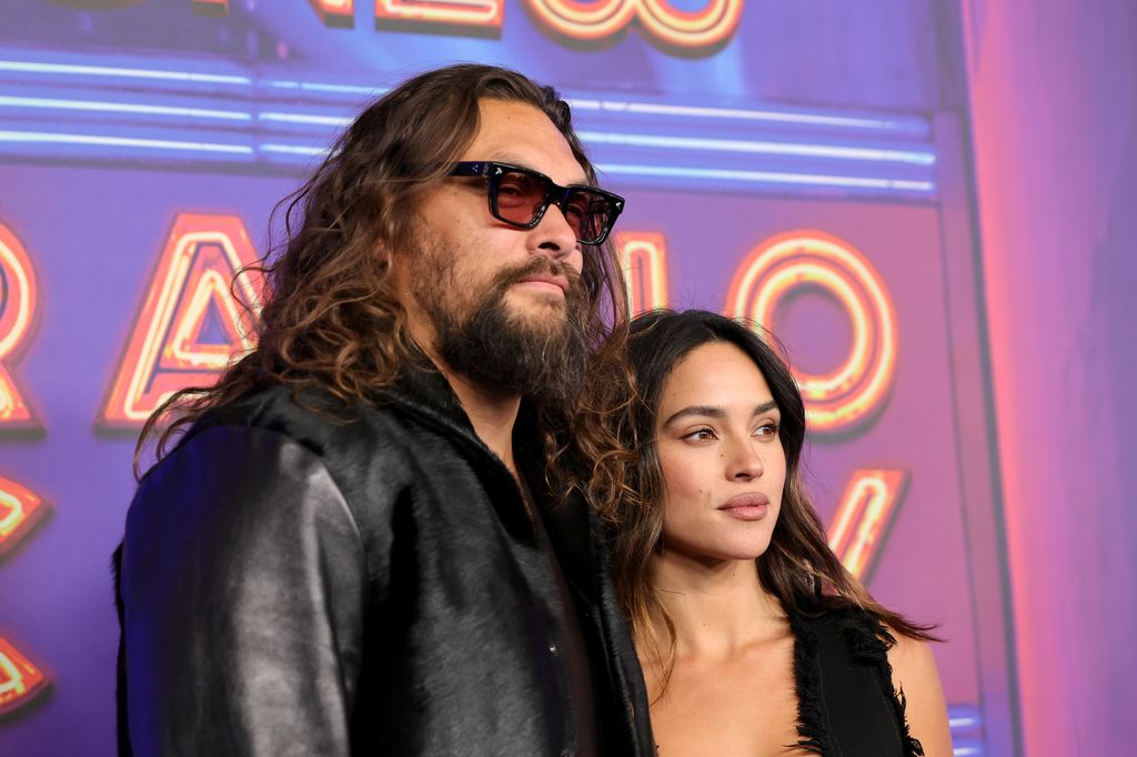 Jason Momoa and Adria Arjona attend SNL50: The Homecoming Concert at Radio City Music Hall