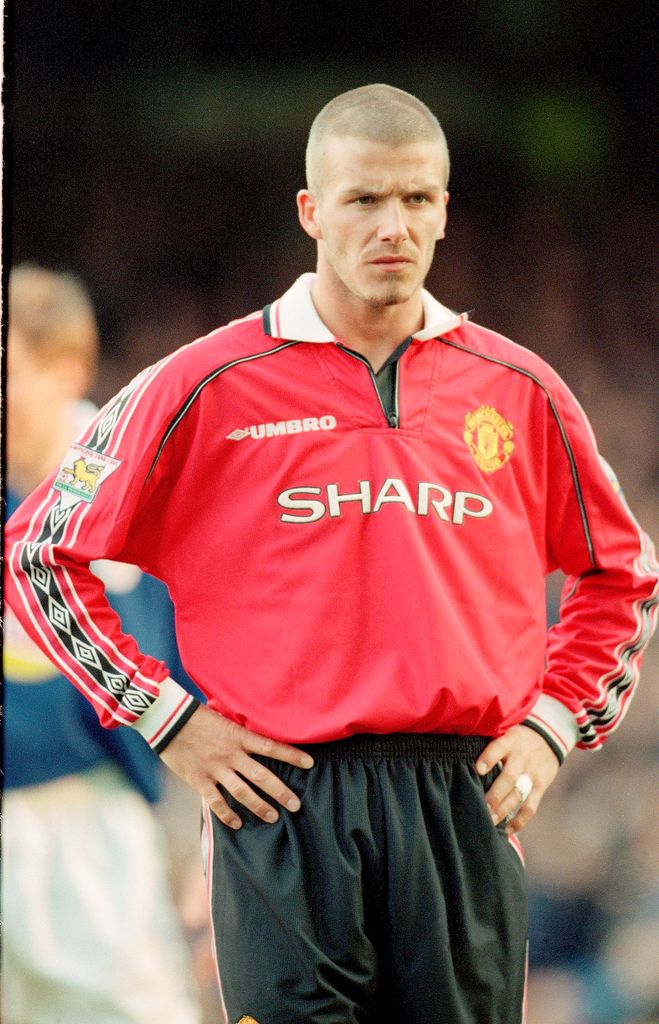 David Beckham buzzcut
