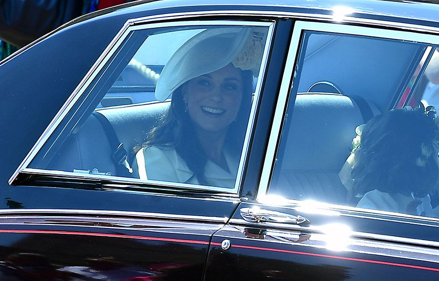 Duchess of Cambridge car arrival