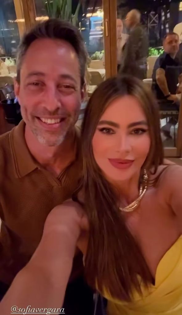 Sofía Vergara y su novio Justin Saliman