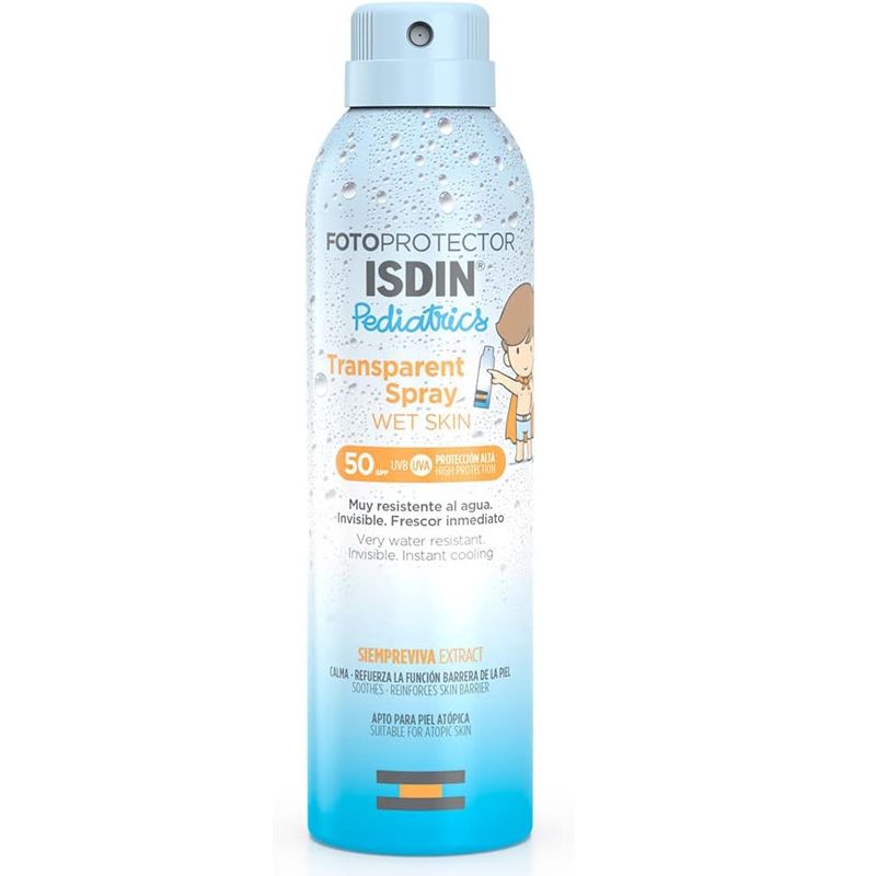 ISDIN Wet Skin Pediatrics Sunscreen Transparent Spray 