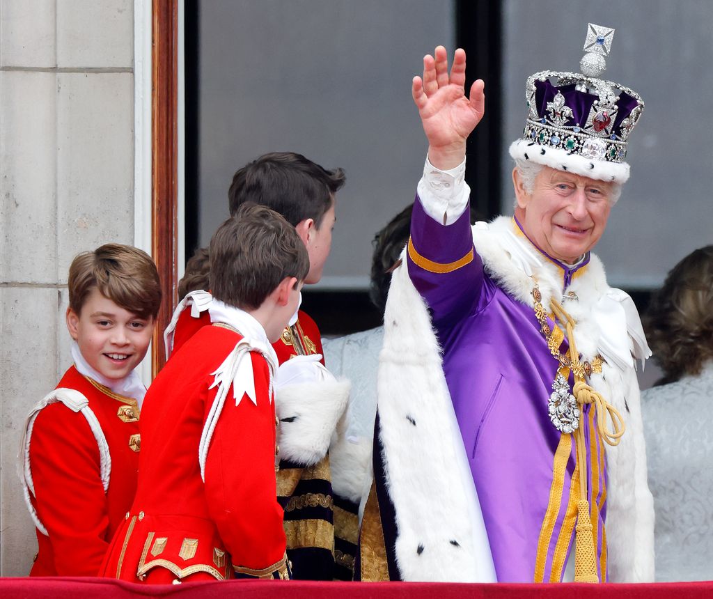 Prince George King Charles Buckingham Palace