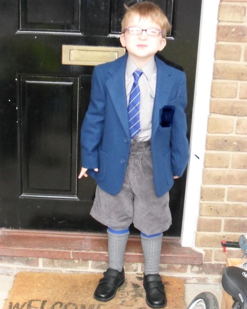 Ben Shephard shared the sweet photo of his son Sam's first day of school