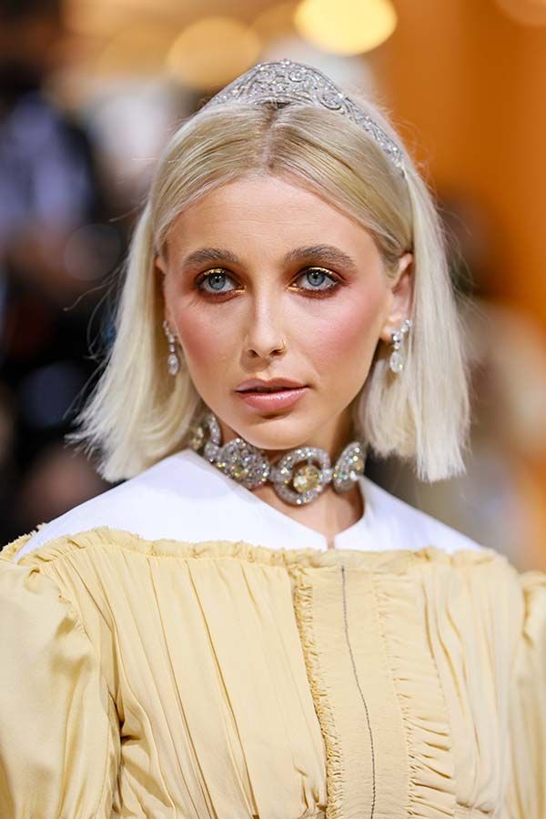 Emma Chamberlain Is a Platinum Blond Princess in Louis Vuitton