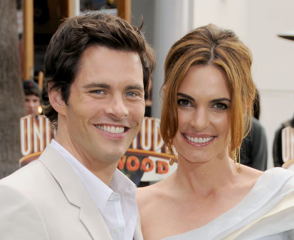 James with his ex-wife Lisa Linde 