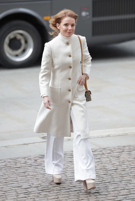 geri halliwell in all white