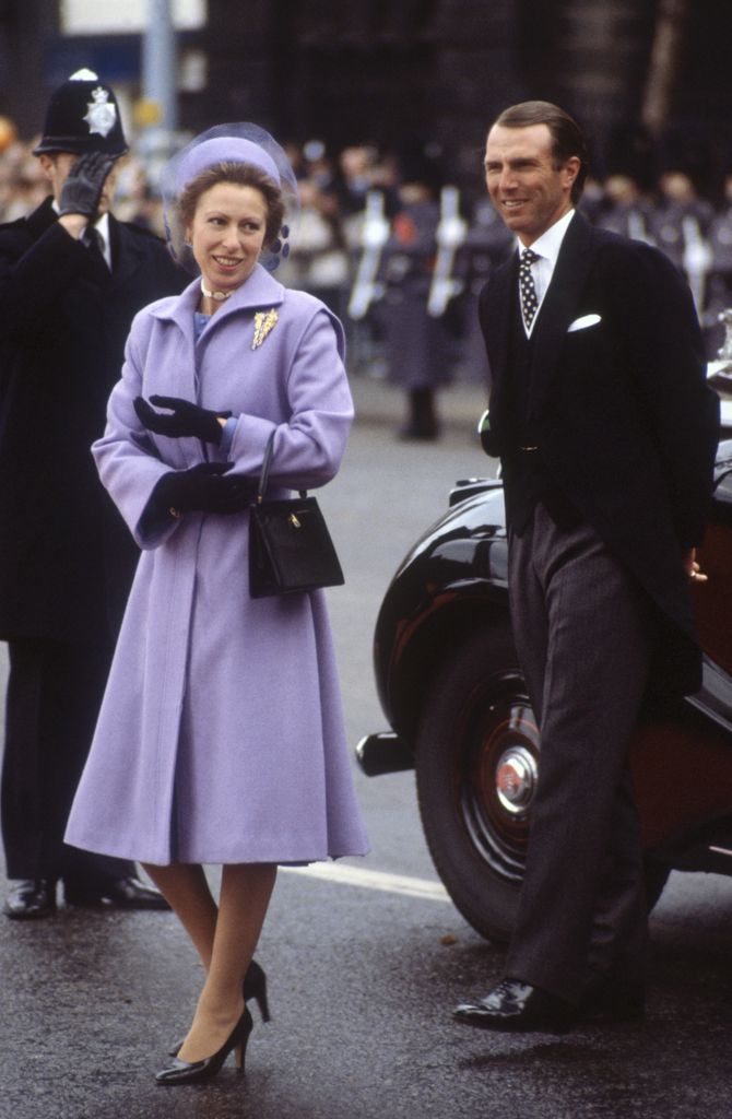 Princess Anne in lilac in 1982