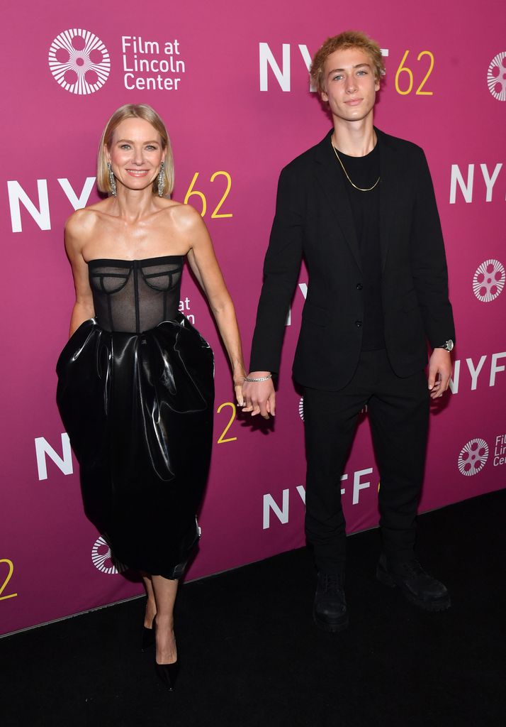 naomi watts and son sasha at the friend screening new york film festival