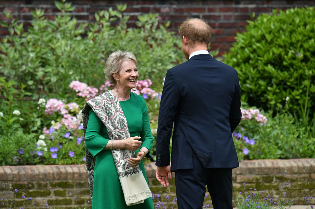 Prince Harry seen with Julia Samuel